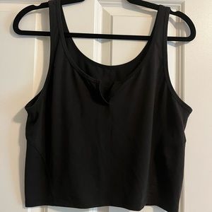 Lululemon Cropped Henley Tank Top